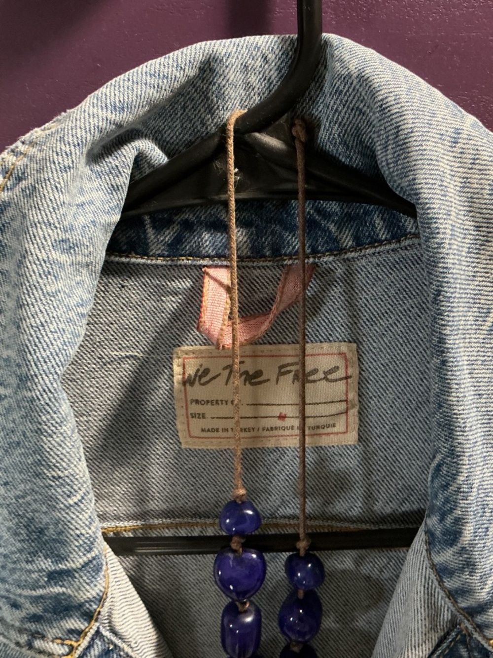 We The Free Indira Distressed Jean jacket - Picture 5 of 5